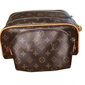 Fashion Lux Monogram Toiletry Bag
